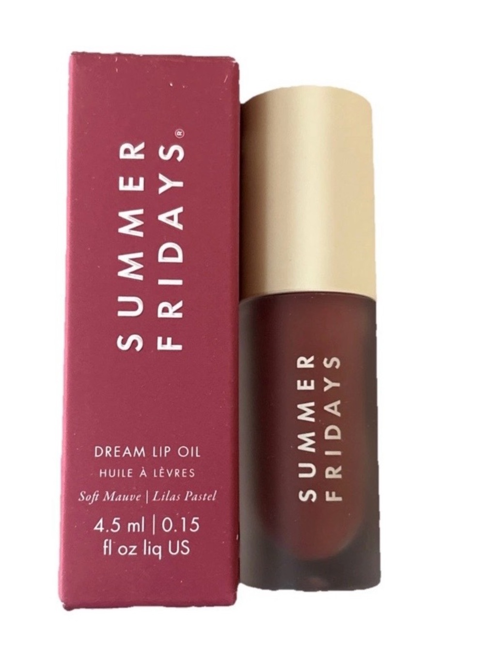 Summer Fridays Dream Lip Oil Soft Mauve NWB